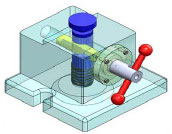 3次元機械CADによるモデリングの画像
