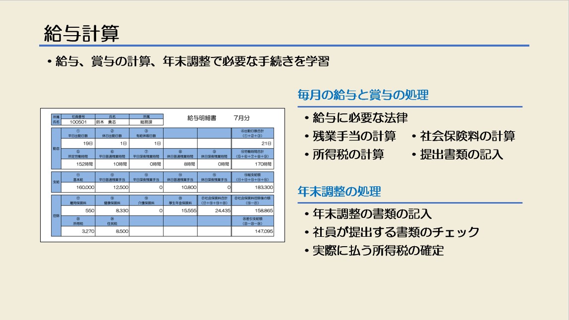 給与計算の画像